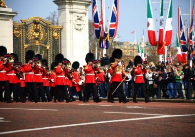 Changing of the Guard at Buckingham Palace, part of the London Highlights Tour