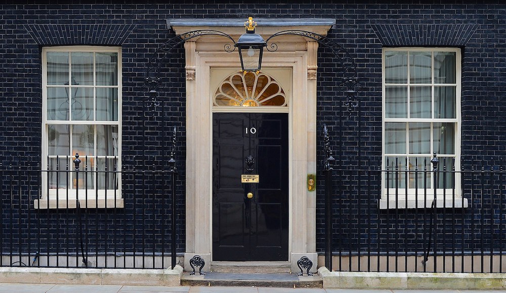 Number 10 Downing Street, headquarters and London residence of the Prime Minister of the United Kingdom. Photo Credit: © OGL (Open Government License) via Wikimedia Commons.