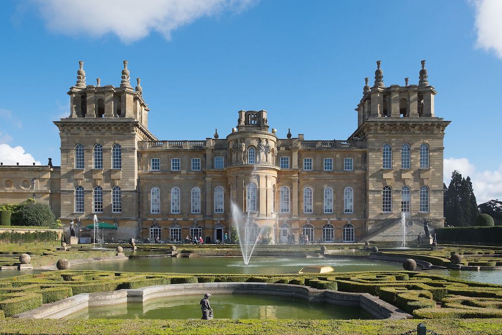 Blenheim Palace from the Water Terraces. Photo Credit: © Durova via Wikimedia Commons