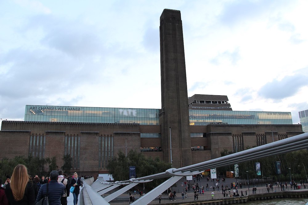 Tate Modern in London. Photo Credit: © Fred Romero via Wikimedia Commons. 