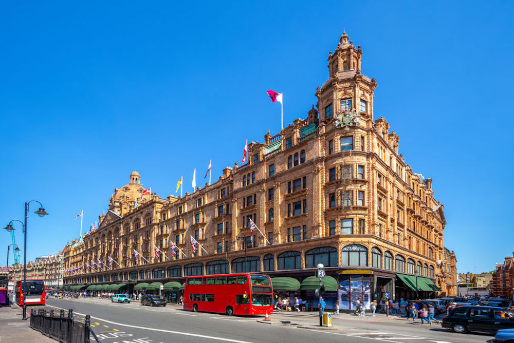 Street view of Harrods department store in London. Photo Credit: © Chan Richie via 123RF.