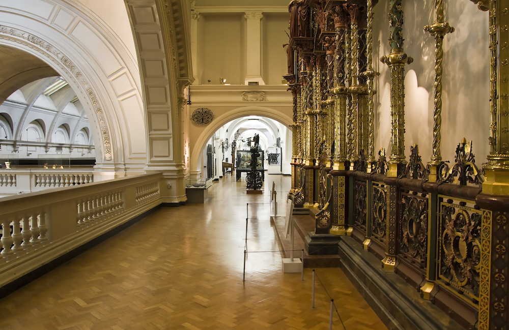 Metalwork Collection at the Victoria & Albert Museum in London.  Photo Credit: © Telemaque MySon via Wikimedia Commons.
